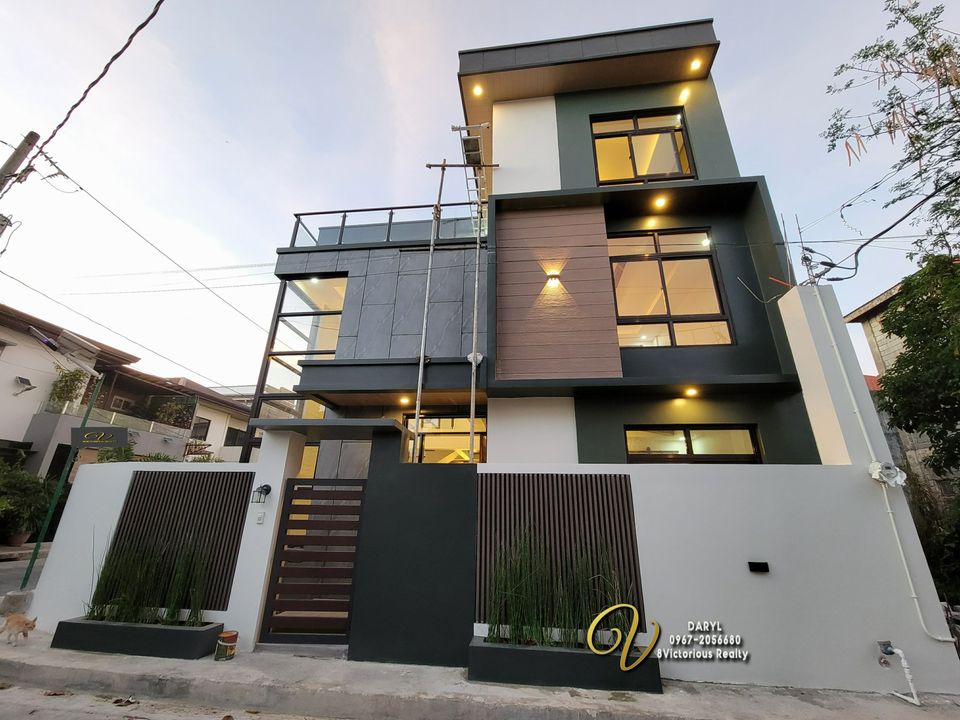 3 Storey Brand New Corner House and Lot For Sale in Greenwoods Executive Village Pasig City